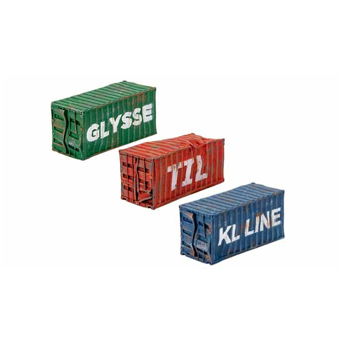 Modern: 20ft Shipping Containers - Damaged (x3) 3