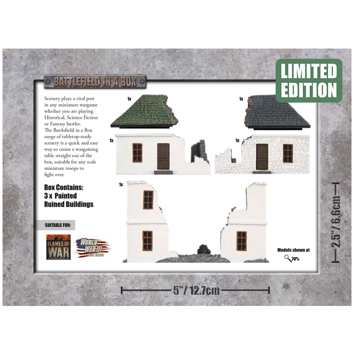 Ruins: Buildings (White/Grey - Limited Edition) (x3) 2