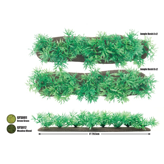 Features: Jungle Bushes (x4) 4