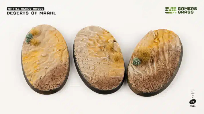 Battle Ready: Deserts of Maahl Oval 75mm (x3) 1