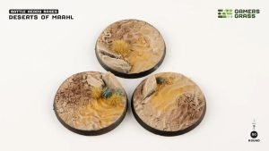 Battle Ready: Deserts of Maahl Round 50mm (x3) 1