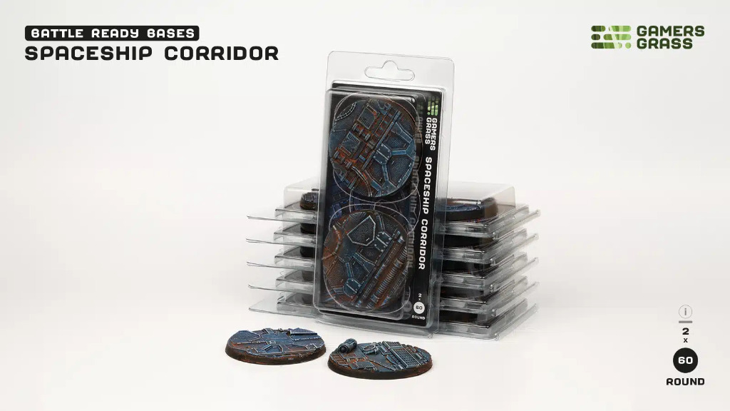 Battle Ready: Spaceship Corridor Round 60mm (x2) 4