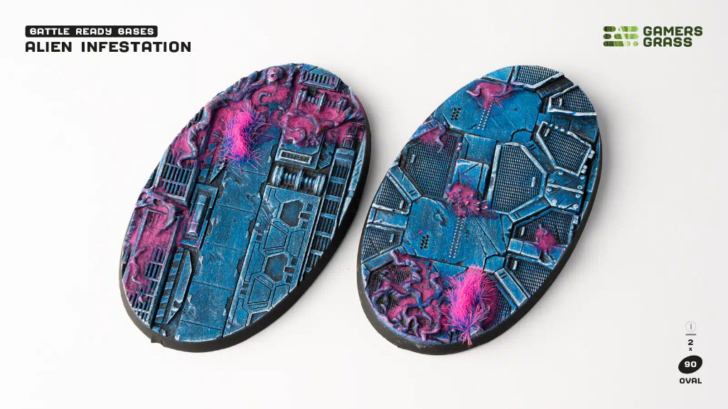 Battle Ready: Alien Infestation Oval 90mm (x2) 1