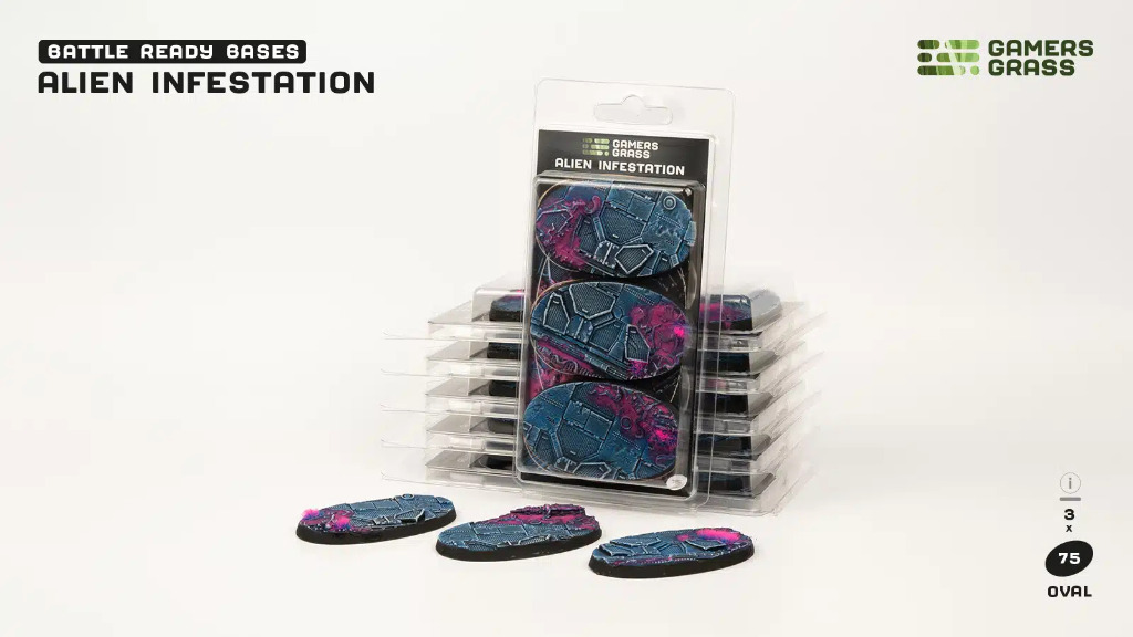 Battle Ready: Alien Infestation Oval 75mm (x3) 4