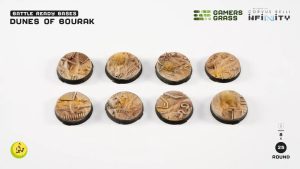 Battle Ready: Dunes of Bourak Bases, Round 25mm (x8) 1