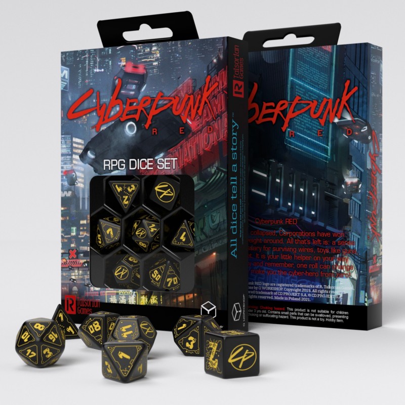 Cyberpunk RED Dice Set: Wet Work (7) 2