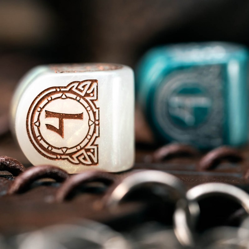 Viking Modern Dice Set: Niflheim 6