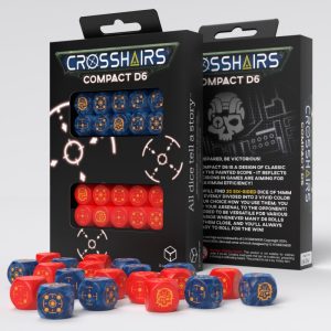 Crosshairs Compact D6: Cobalt & Red 1