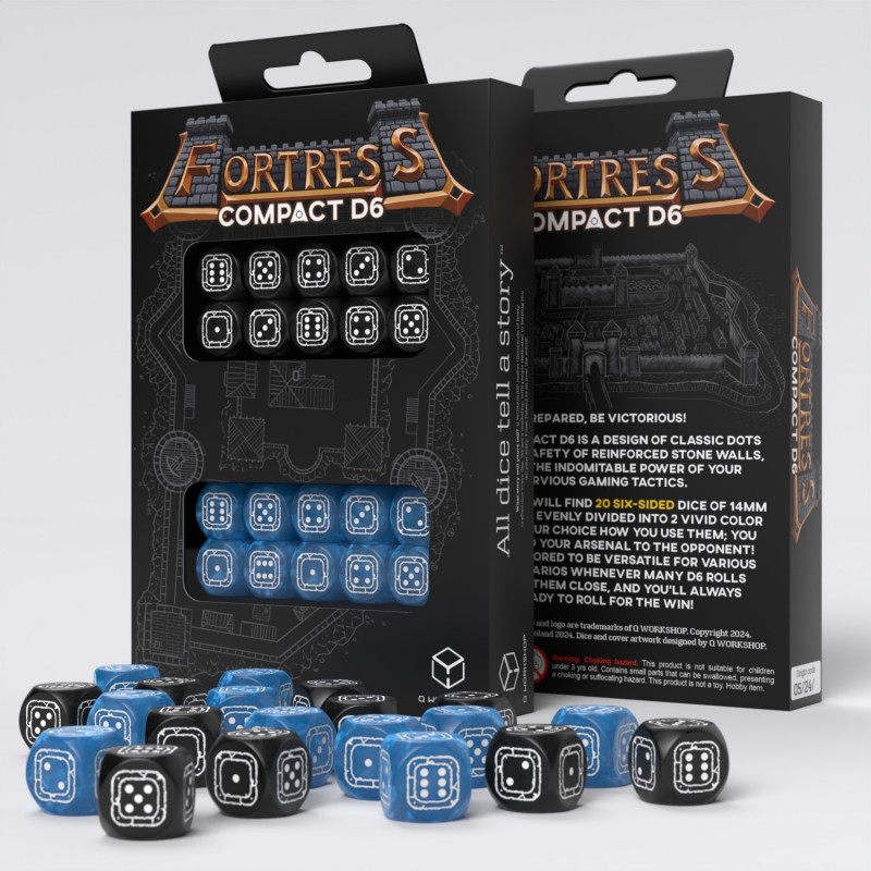 Fortress Compact D6: Black & Blue 1