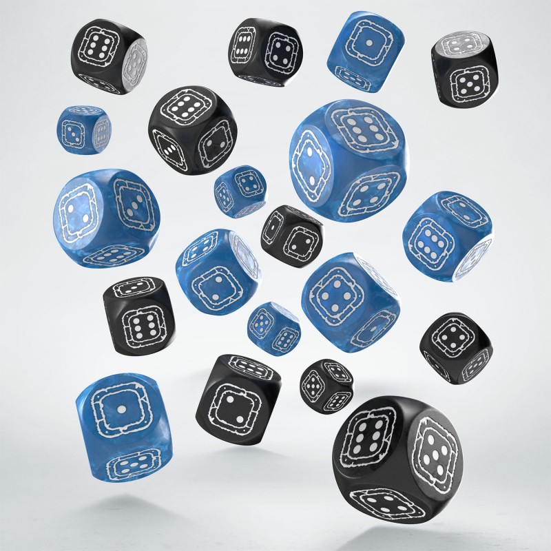 Fortress Compact D6: Black & Blue 6