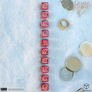 Game of Thrones. Lannister 10xD6 Dice Set 1