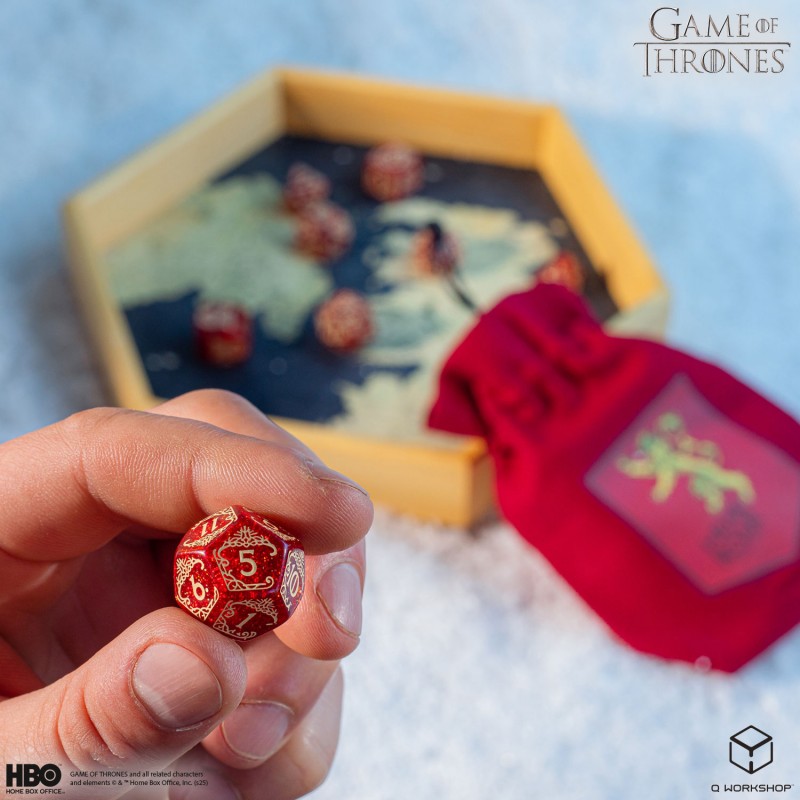Game of Thrones. Lannister Dice Set 6