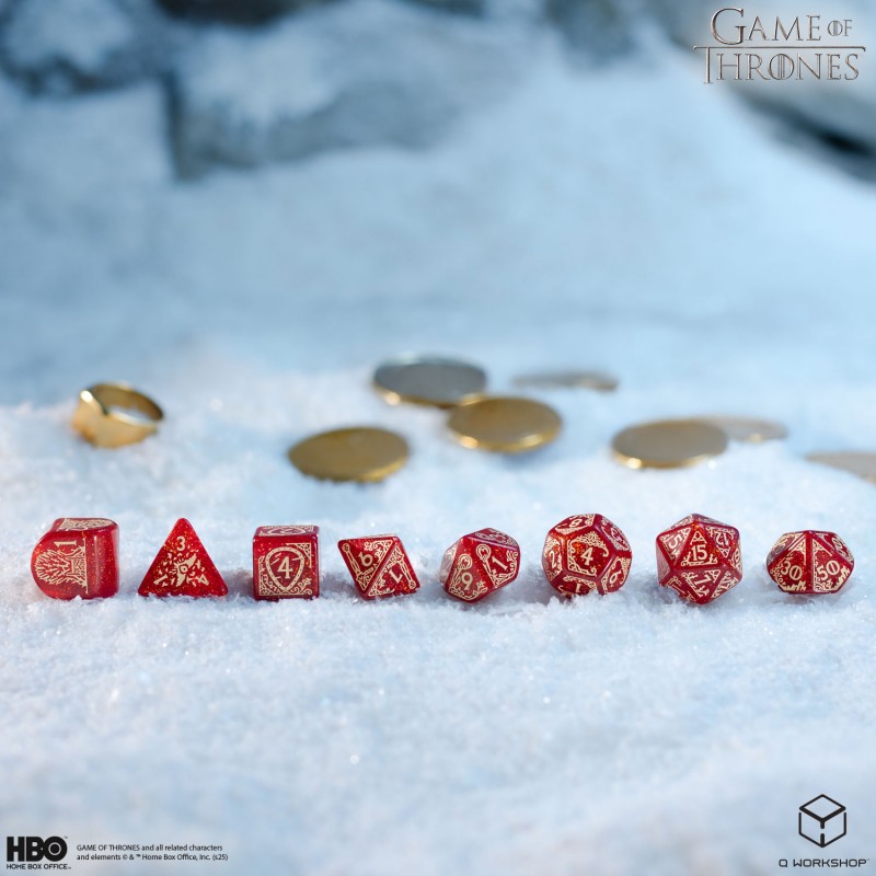 Game of Thrones. Lannister Dice Set 7
