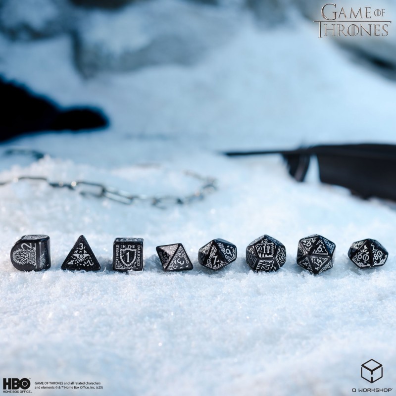 Game of Thrones. Night's Watch Dice Set 7