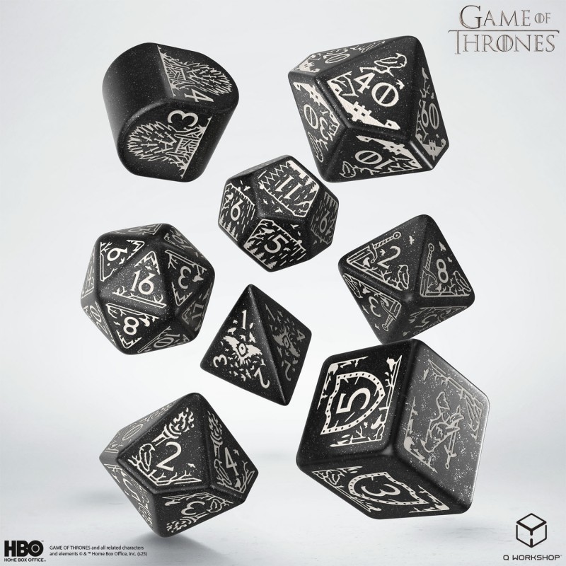 Game of Thrones. Night's Watch Dice Set 9