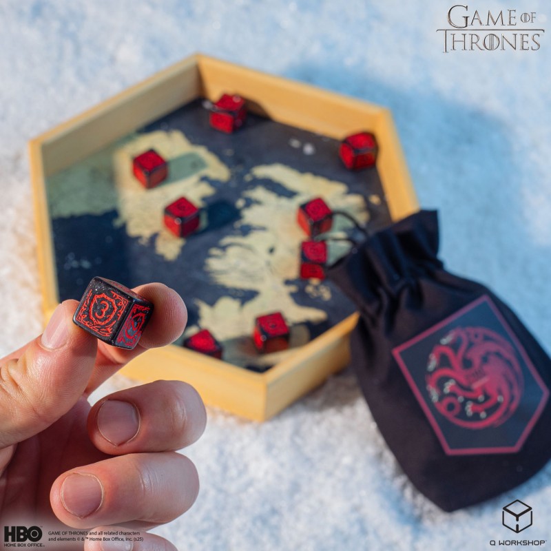 Game of Thrones. Targaryen 10xD6 Dice Set 2