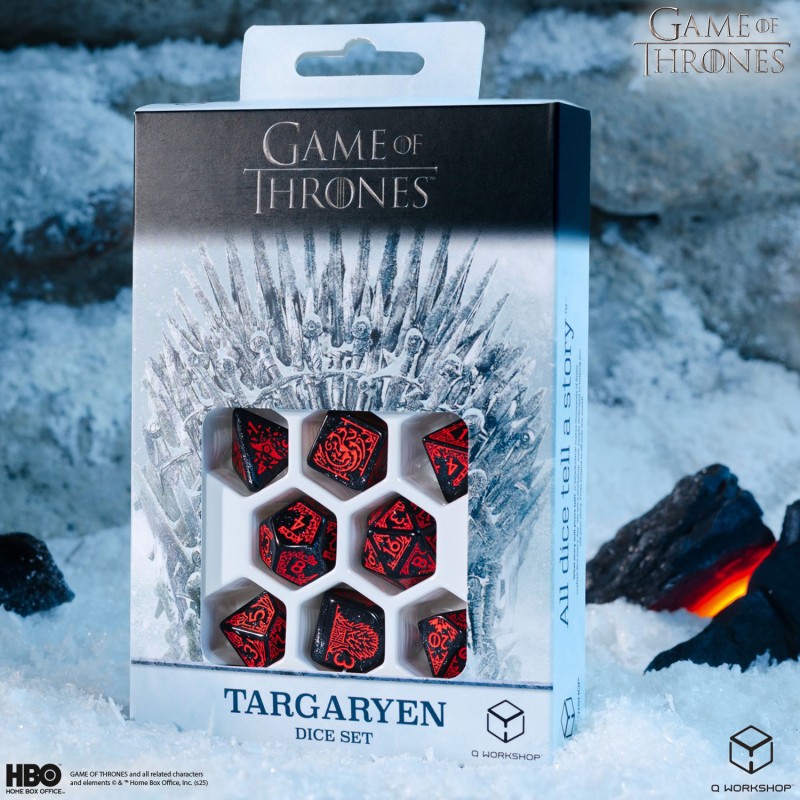 Game of Thrones. Targaryen Dice Set 1