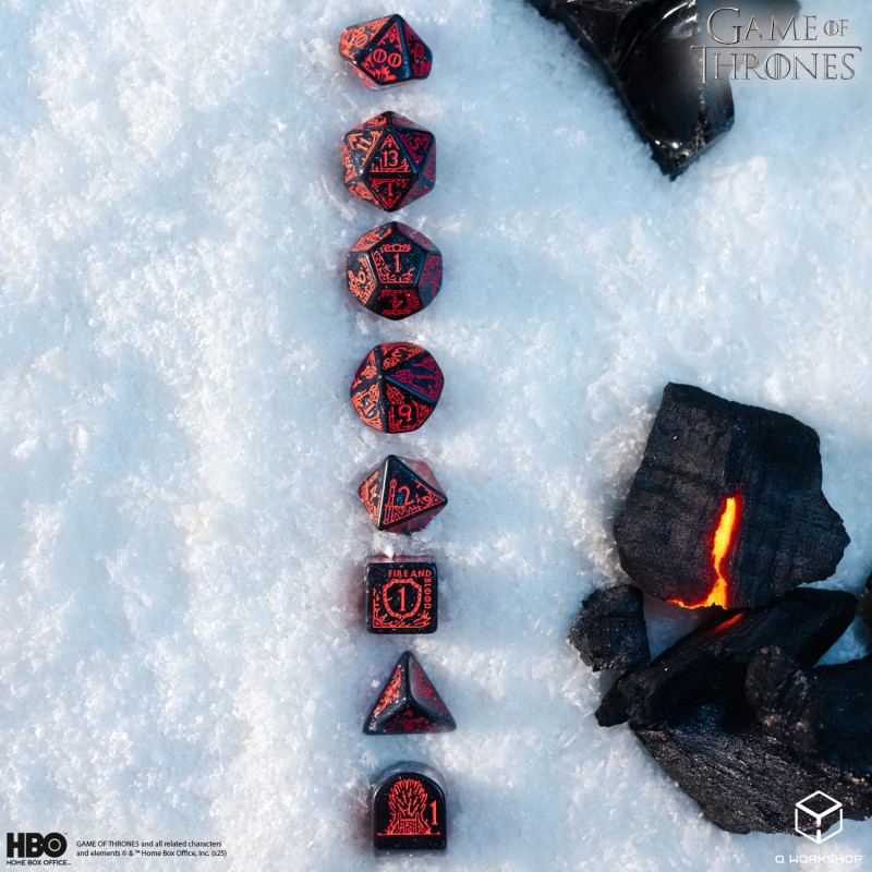 Game of Thrones. Targaryen Dice Set 5