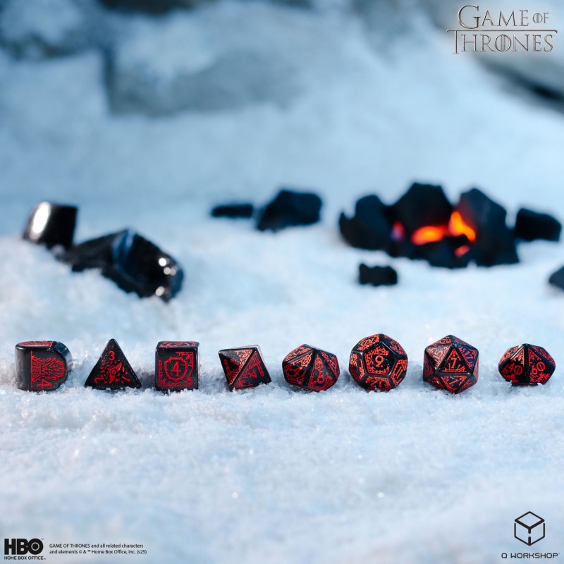 Game of Thrones. Targaryen Dice Set 7