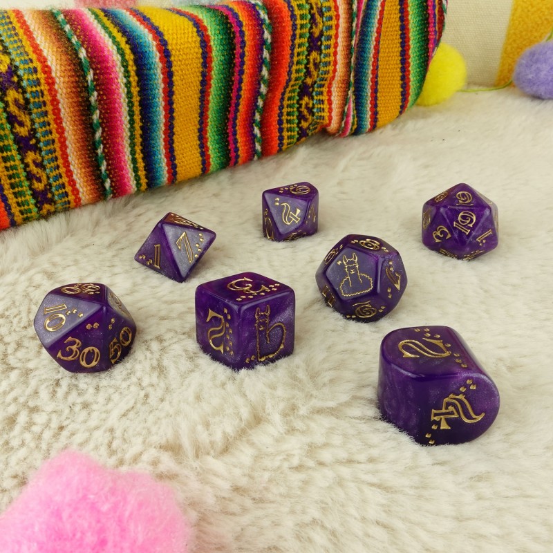 LLama Dice Set: Zippy 4
