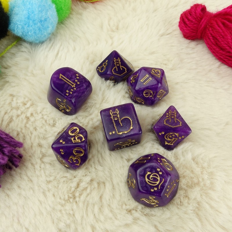 LLama Dice Set: Zippy 5