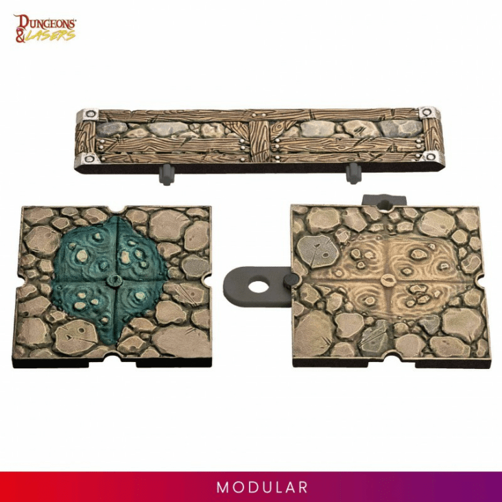 Dungeons & Lasers: Dwarven Mine - Half Height Walls 10