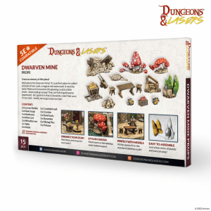 Dungeons & Lasers: Dwarven Mine Props 1