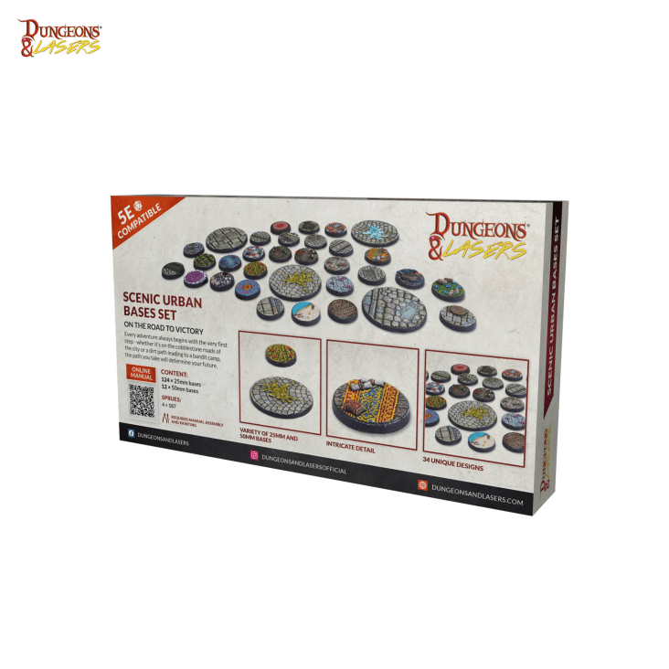 Dungeons & Lasers: Scenic Urban Bases Set 3