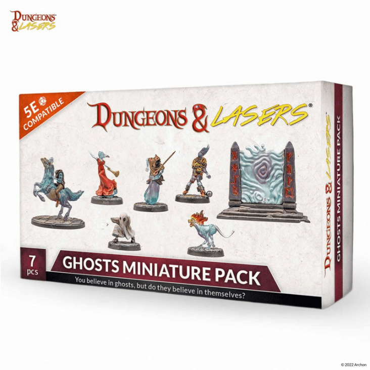 Dungeons & Lasers: Ghosts Miniature Pack 4