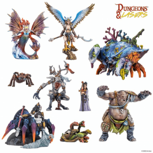 Dungeons & Lasers: Fantasy Miniatures Pack 1