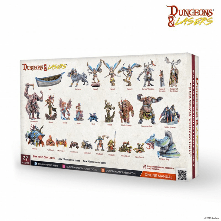 Dungeons & Lasers: Fantasy Miniatures Pack 3