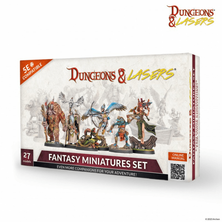 Dungeons & Lasers: Fantasy Miniatures Pack 4