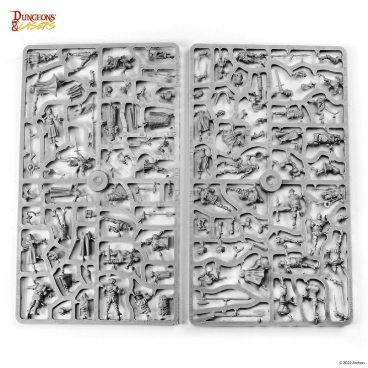 Dungeons & Lasers: Townsfolk Miniature Pack 6