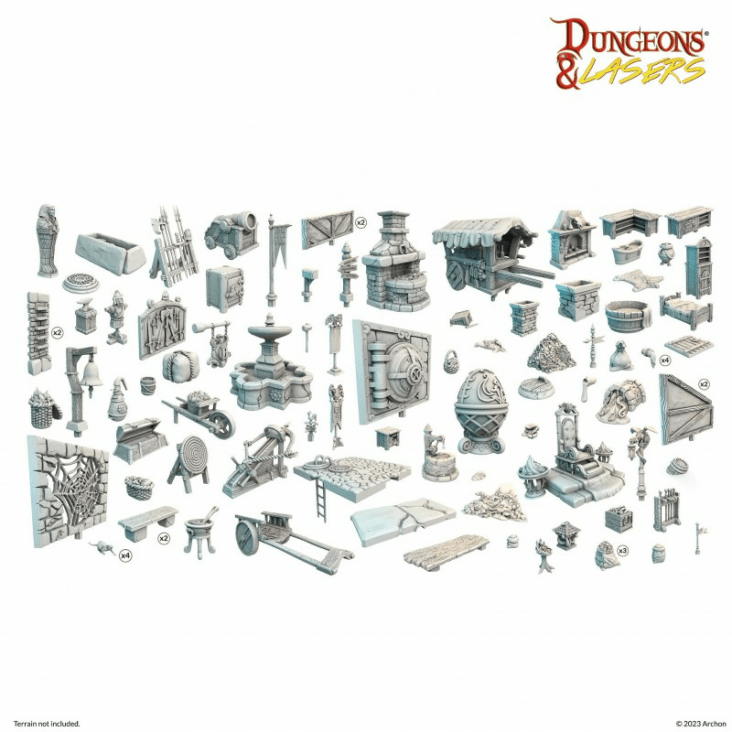 Dungeons & Lasers: City Bits Bundle 5