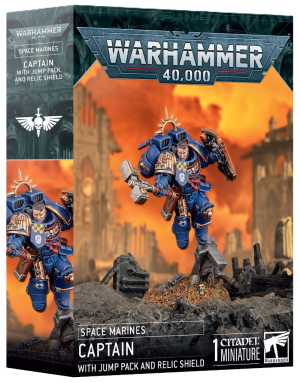 Space Marines: Captain with Jump Pack & Relic Shield 1