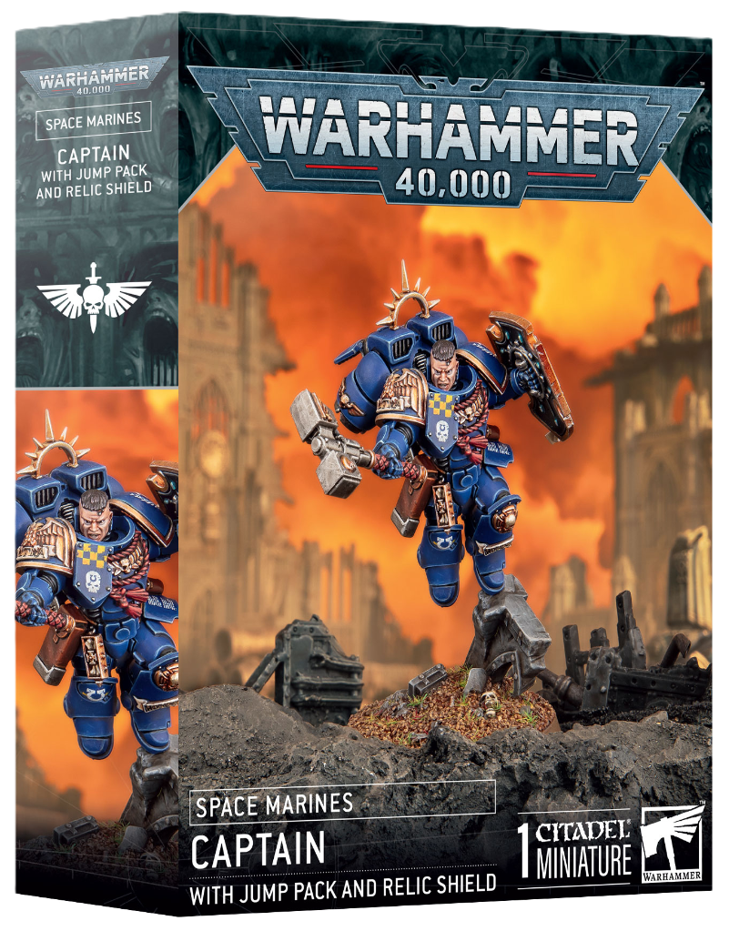 Space Marines: Captain with Jump Pack & Relic Shield 1
