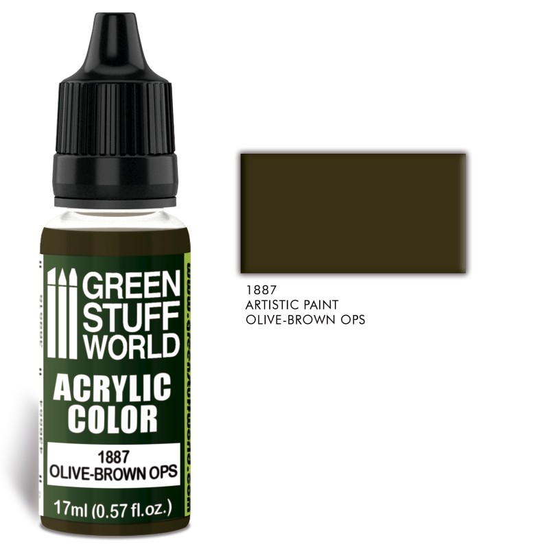 Acrylic Color OLIVE-BROWN OPS 1