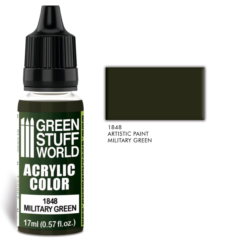 Acrylic Color MILITARY GREEN 1