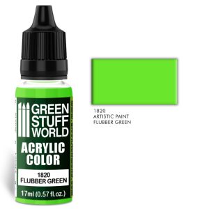 Acrylic Color FLUBBER GREEN 1