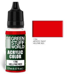Acrylic Color HELLFIRE RED 1