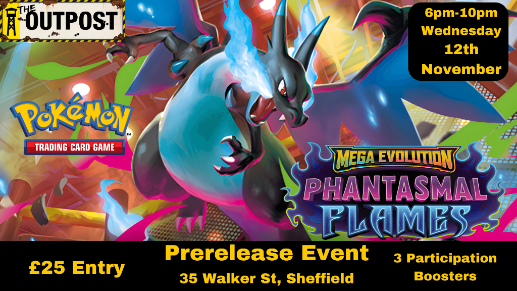 Ticket: Pokemon Phantasmal Flames Prerelease 1