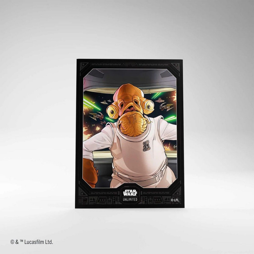Gamegenic Star Wars: Unlimited Art Sleeves - Admiral Ackbar 3