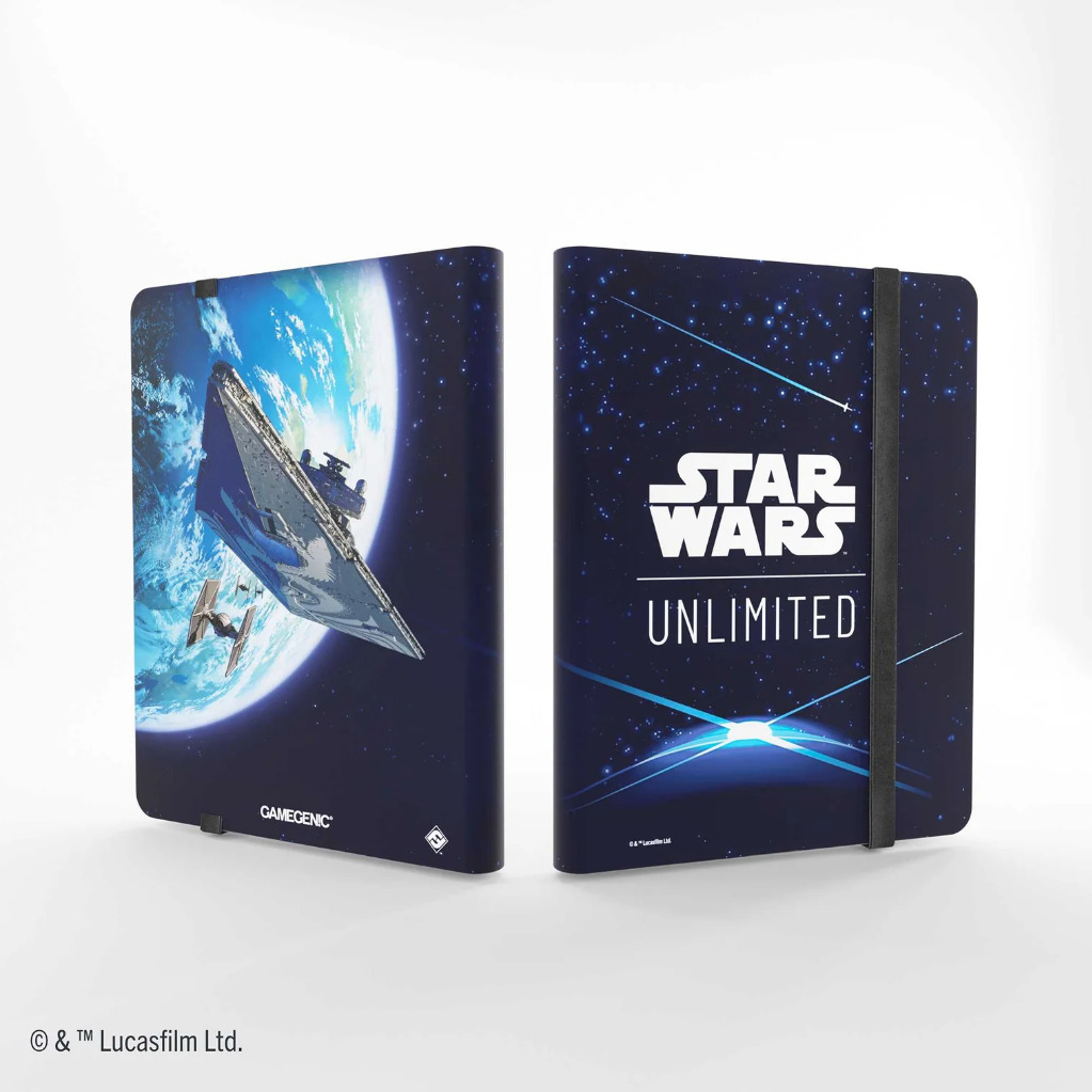 Gamegenic Star Wars: Unlimited 18-Pocket Album - Card Back Blue 2