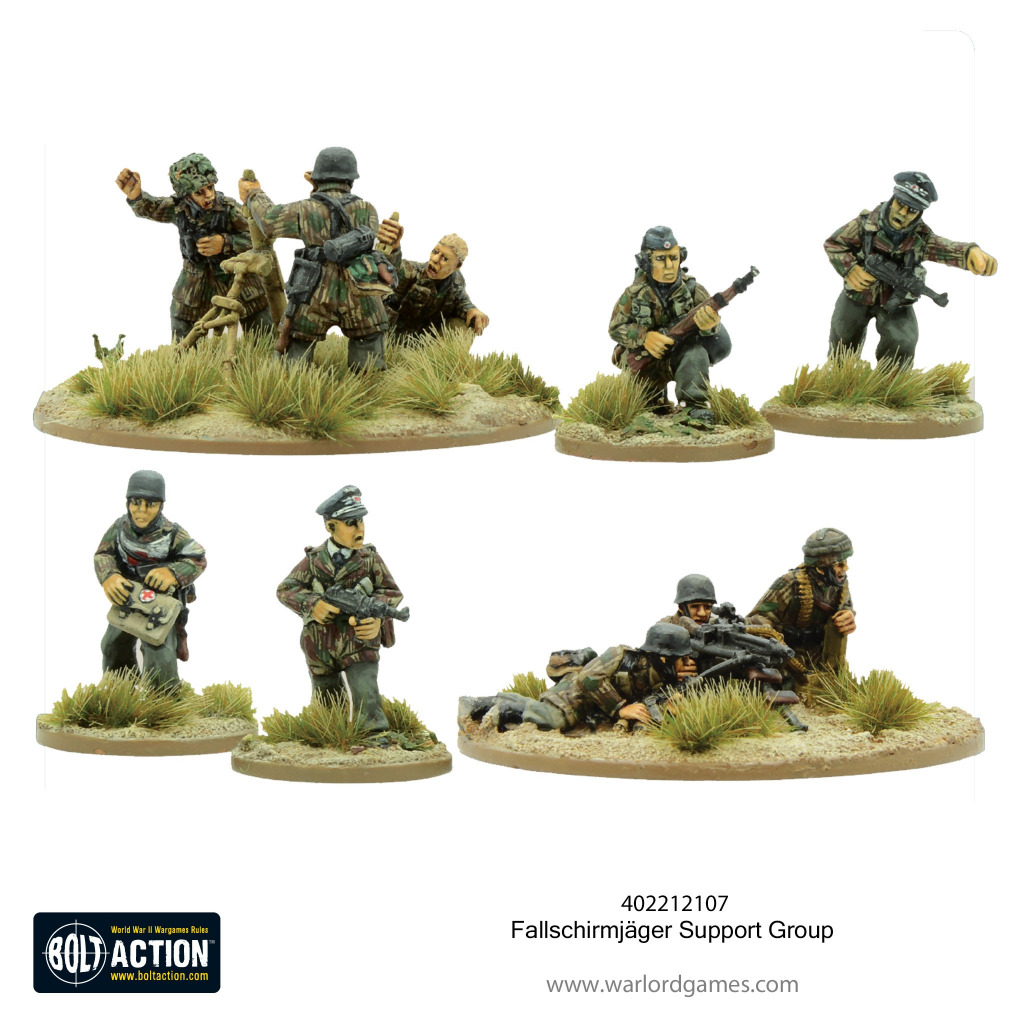 German Fallschirmj�ger Support Group (HQ, Mortar & MMG) 2
