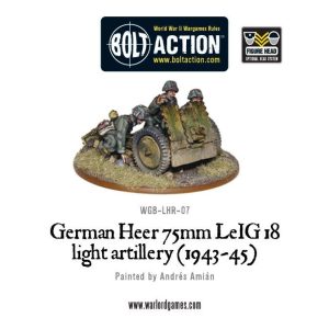 German Army 75mm LEiG 18 Artillery 1