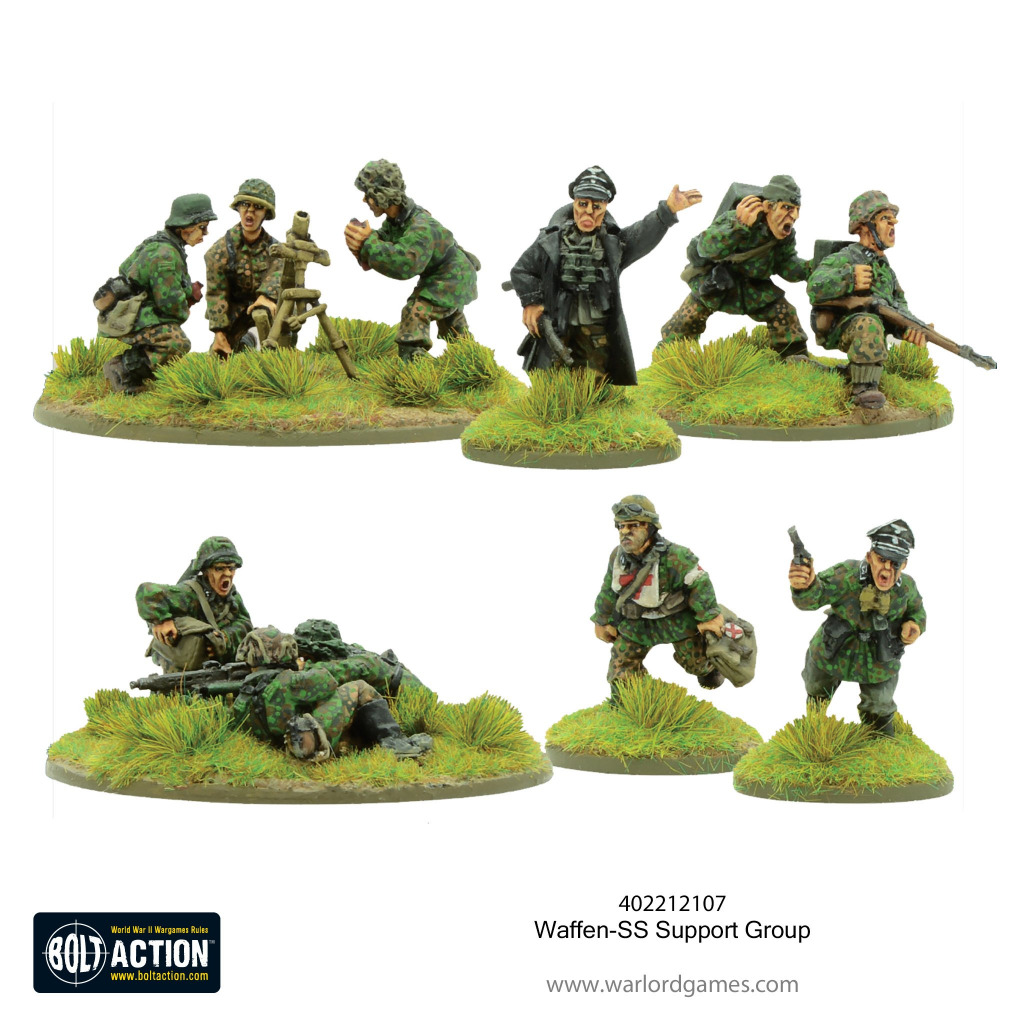 German Waffen SS Support Group (HQ, Mortar & MMG) 2
