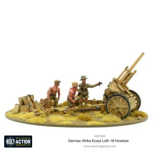 German Afrika Korps LeFH 18 10.5cm Medium Artillery 1