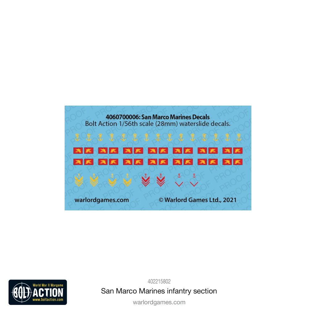 Italian San Marco Marines Infantry Squad 4