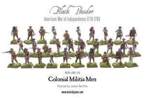 Black Powder - Colonial Militia Men AWI 1