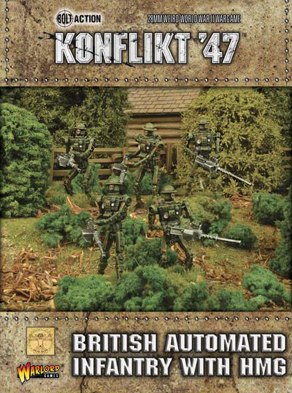 British Automated Infantry with HMG box set 1
